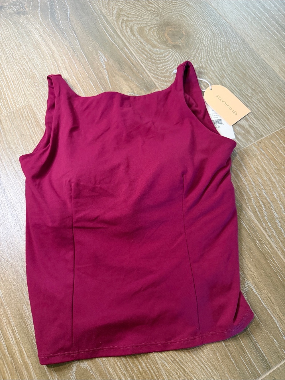 Blogilates Boatneck Crisscross Tank NwT- L